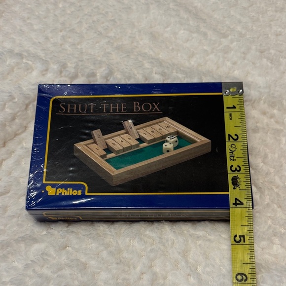 🆕 Philos Shut The Box Dice Game – Wooden Family Classic 🎲 - Picture 4 of 5